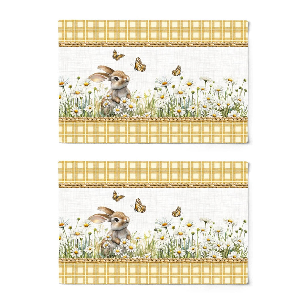 Kit 2 Jogos Americano Coelho de Páscoa 48cm