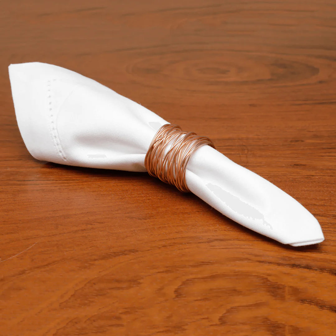 Jogo 2 Guardanapos Ponto Ajour Algodão Branco 40cm x 40cm