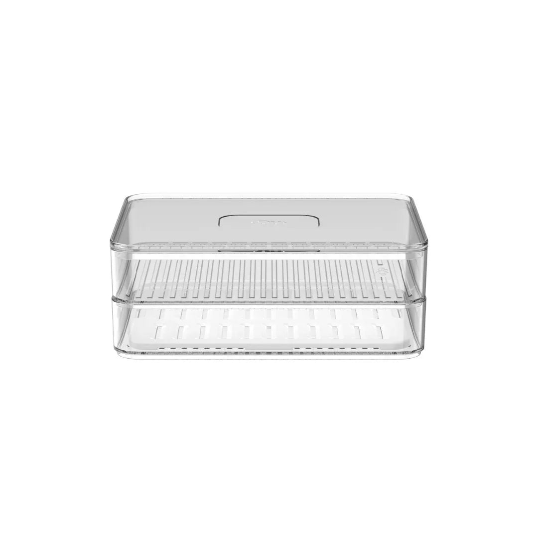 Organizador Porta Frios Duplo Clear Natural