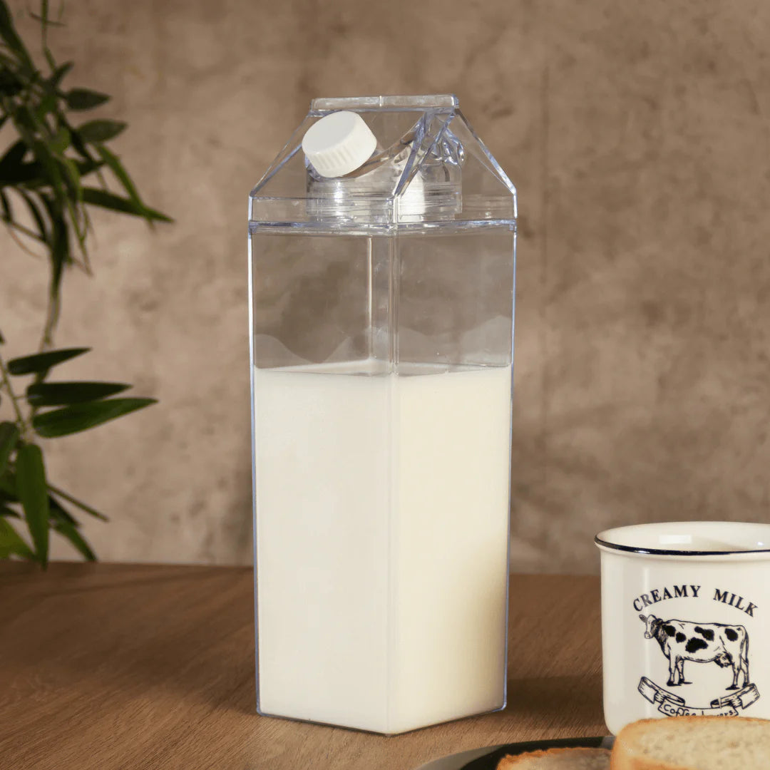 Garrafa Decorativa My Box 1L Transparente Organização para Bebidas