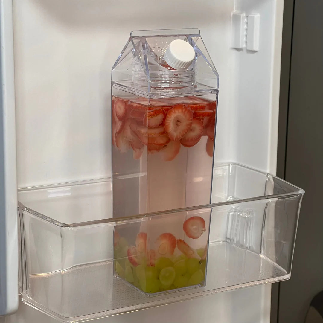 Garrafa Decorativa My Box 1L Transparente Organização para Bebidas