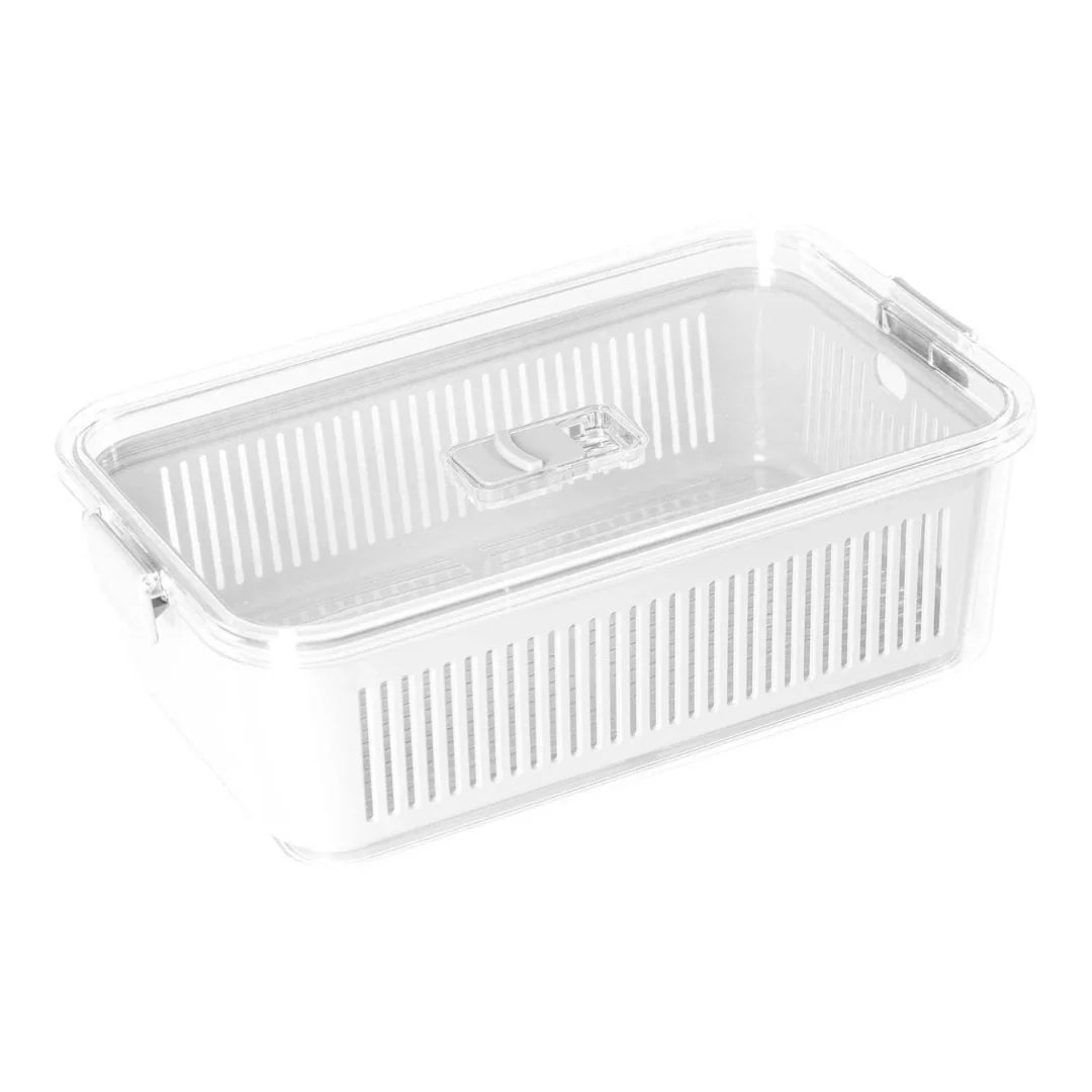 Pote Hermético Slim Multiuso Branco 2,5 Litros