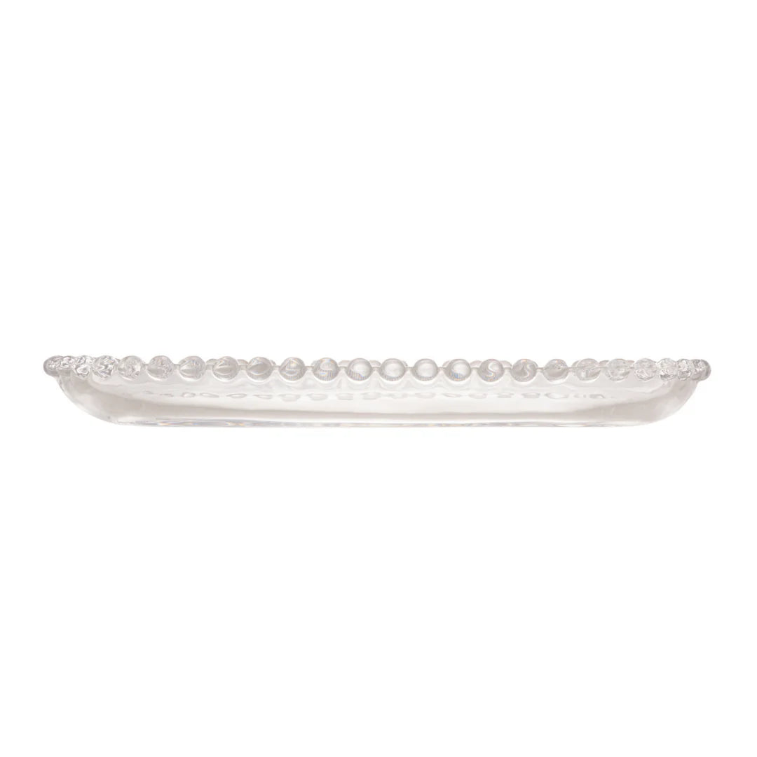 Travessa em Cristal de Chumbo Oval Pearl 24cm
