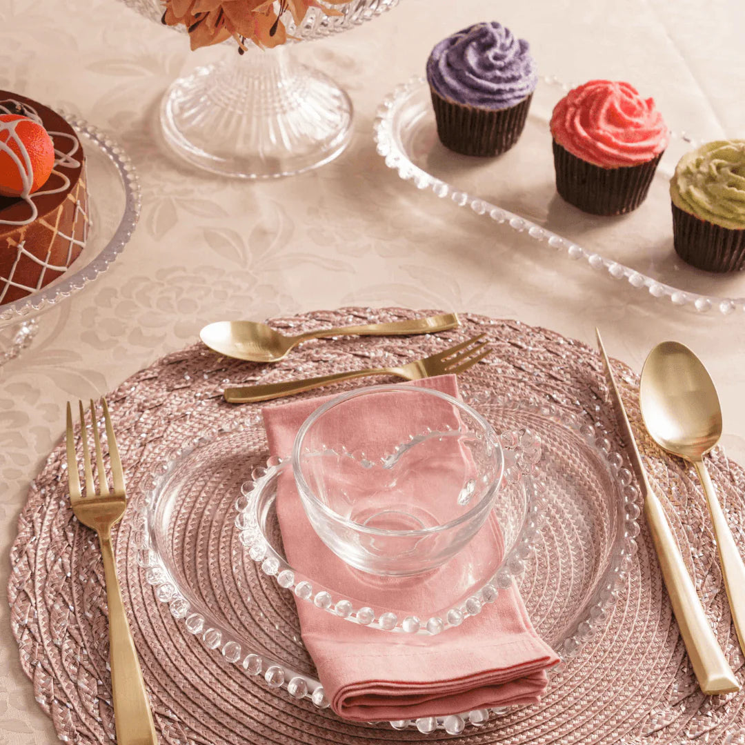 Travessa em Cristal de Chumbo Oval Pearl 24cm